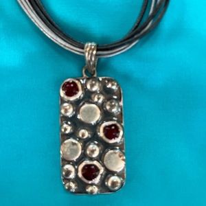 VTG Chico Rhinestone & Silver Tone Necklace
